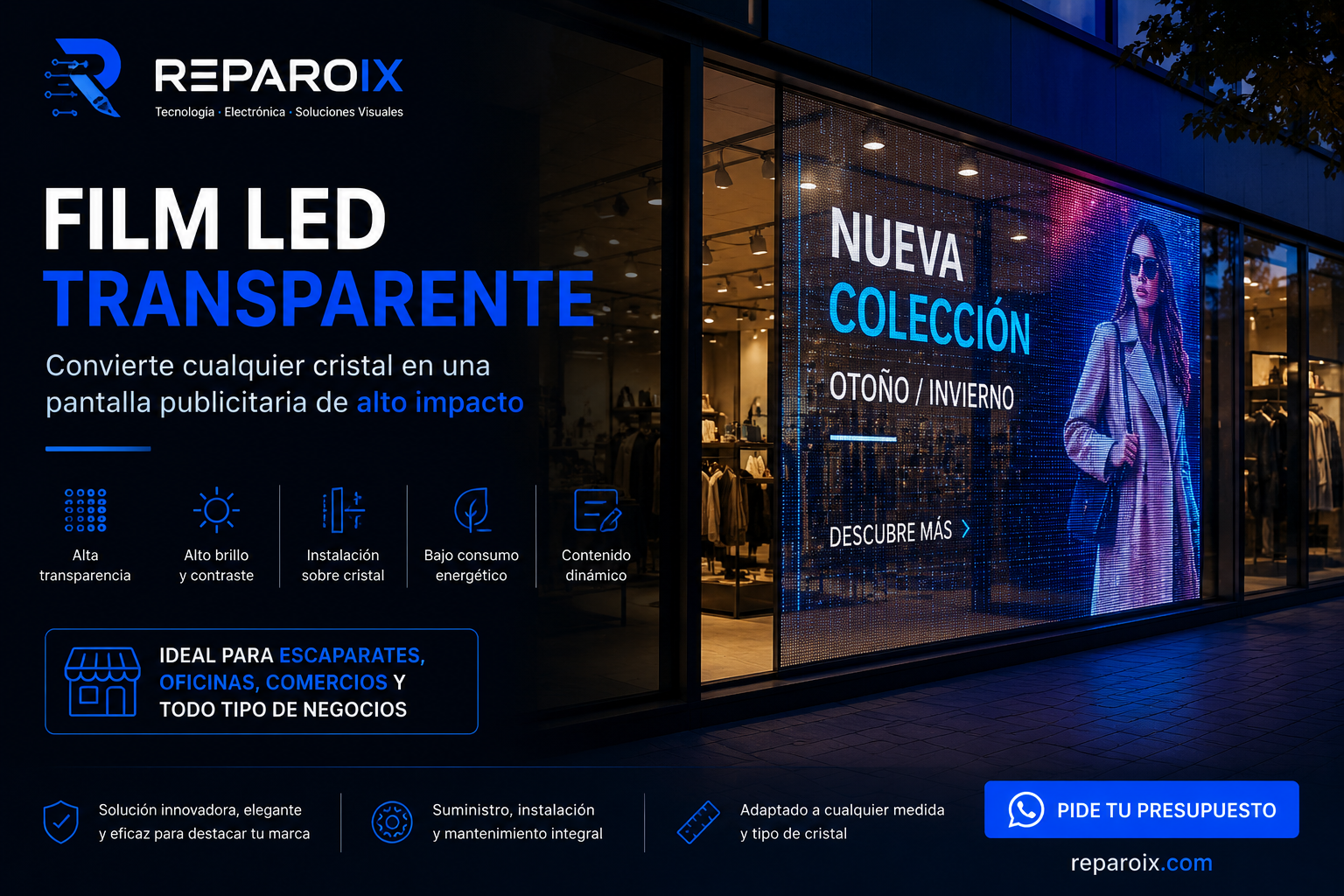 Film LED Transparente